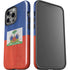 Haiti Flag Distressed iPhone 13 Pro Impact Case